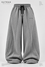 SUTRAK — WIDE FORM SWEATPANTS